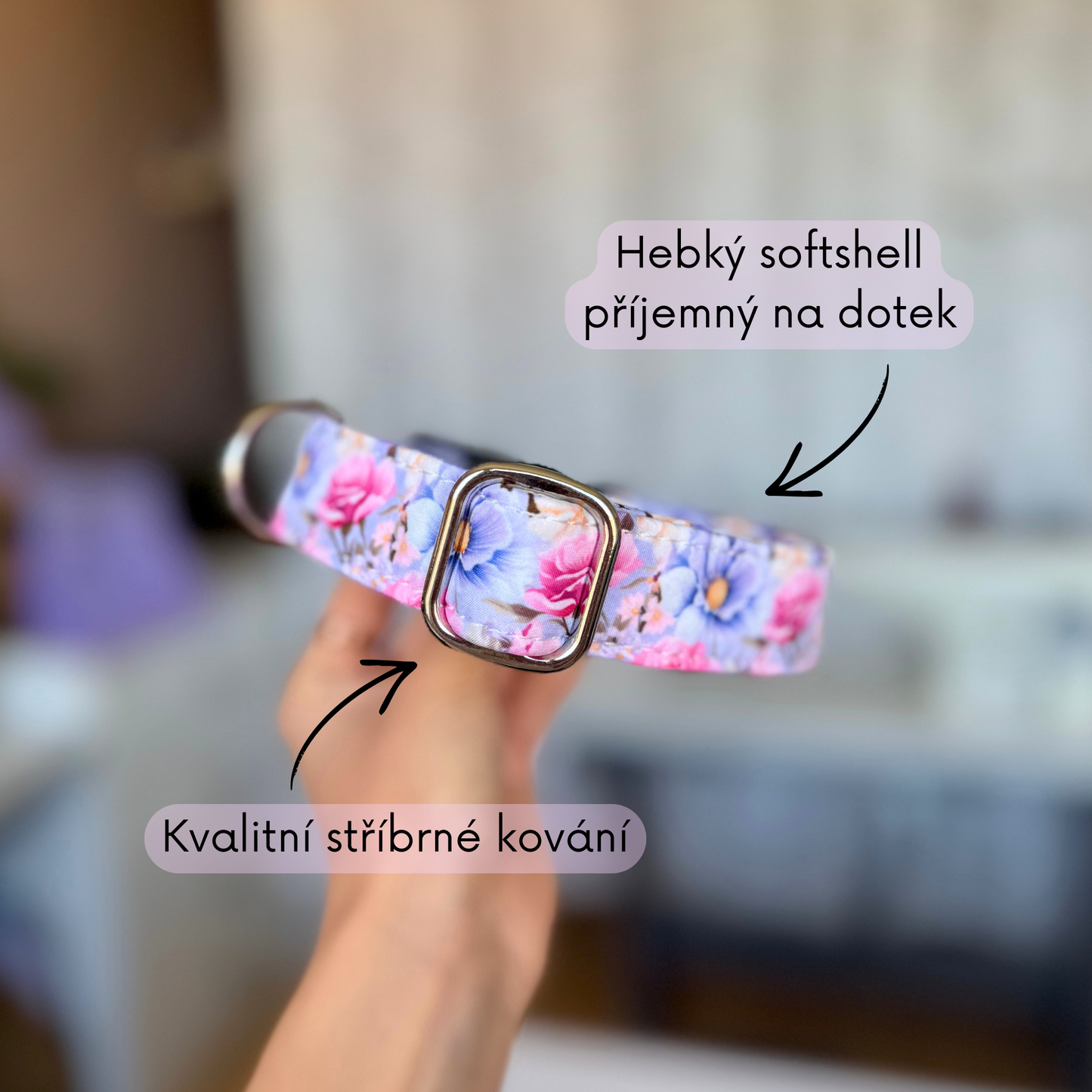 Obojek Pink Petals
